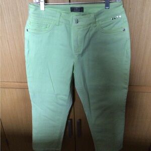 Chico's Light Green Ankle Jeans
